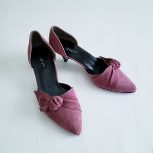 Paul Green Nuriah D'Orsay Rose Suede Pumps